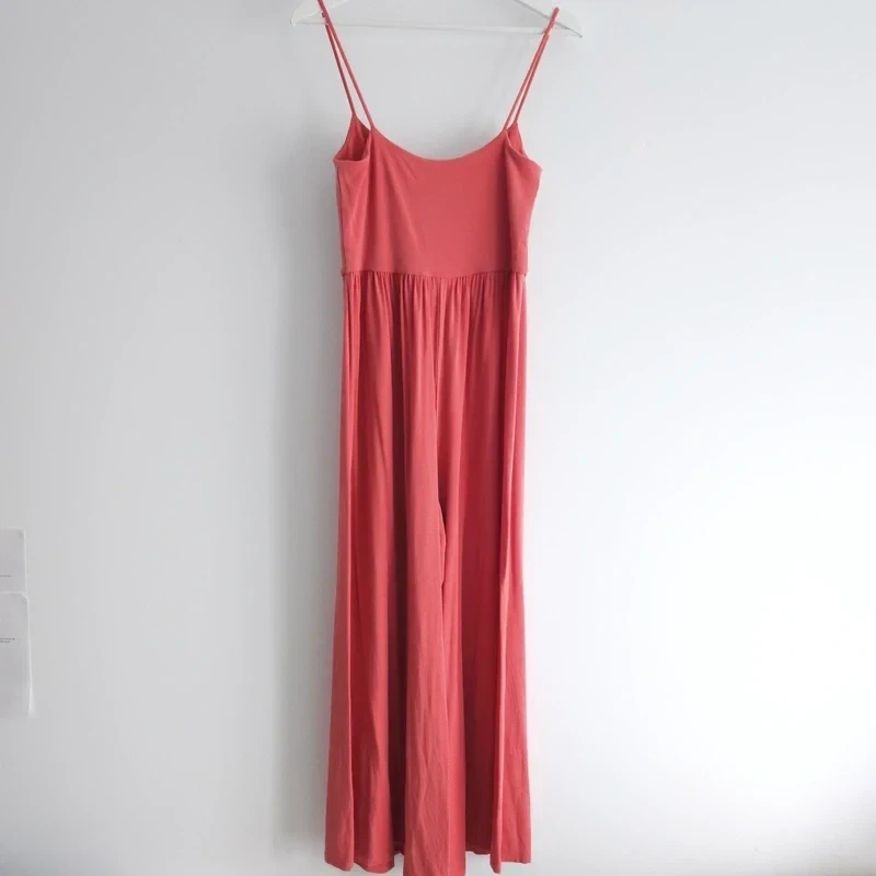 Aritzia Wilfred macacão amplo fluido rosa – photo 2